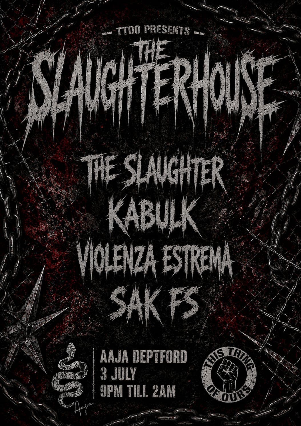 This Thing Of Ours presents The Slaughterhouse