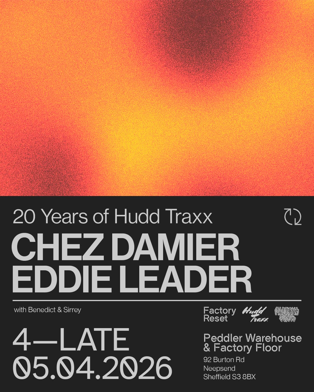 Hudd Traxx 20th Anniversary with Chez Damier, Eddie Leader and Machine Soul at Peddler Warehouse