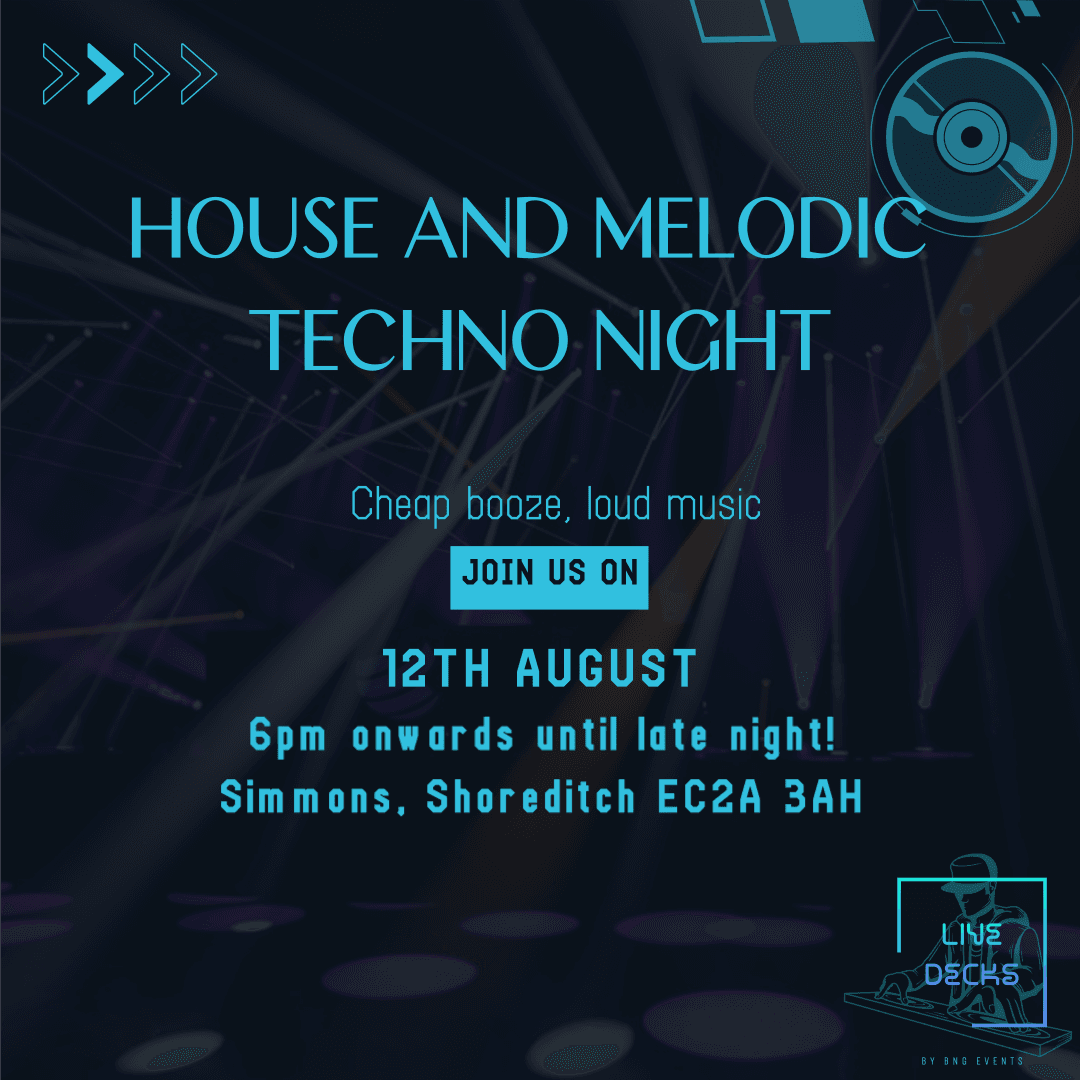 House & Melodic Techno Night