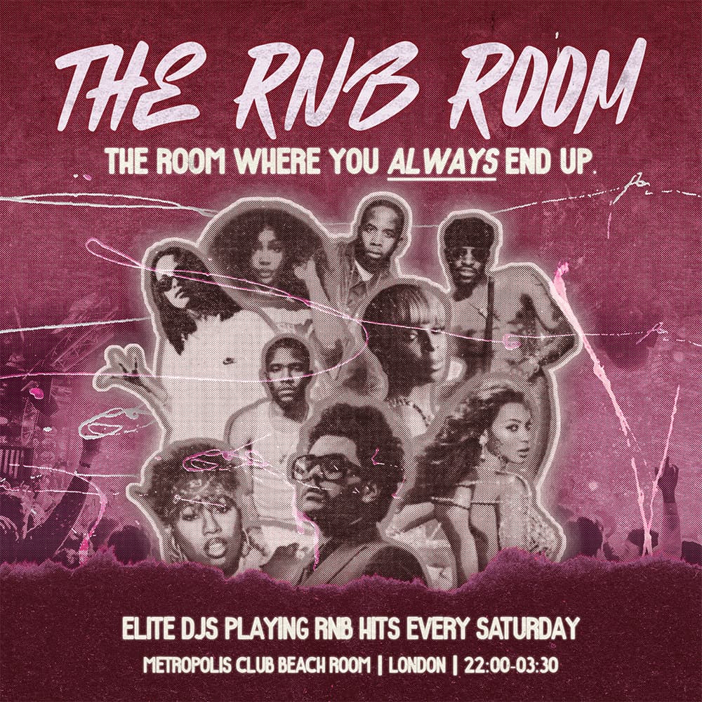 The RnB Room → Every Saturday at Metropolis Club (Beach Room) at Metropolis Club - Private Hire
