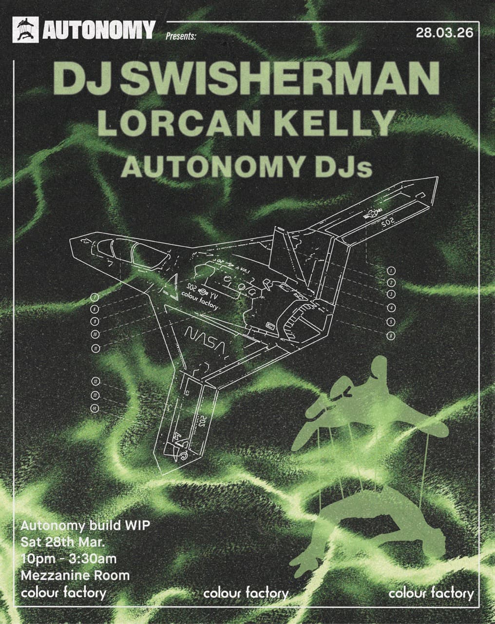 DJ SWISHERMAN & Lorcan Kelly [Autonomy] at Colour Factory London