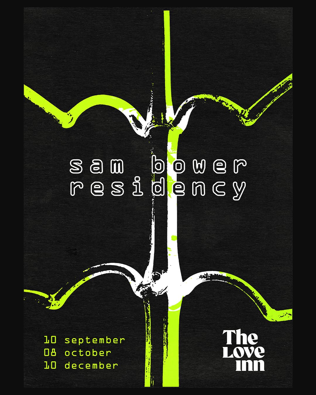 Sam Bower Residency #01 with Emilio Balman + Starts@2 at The Love Inn