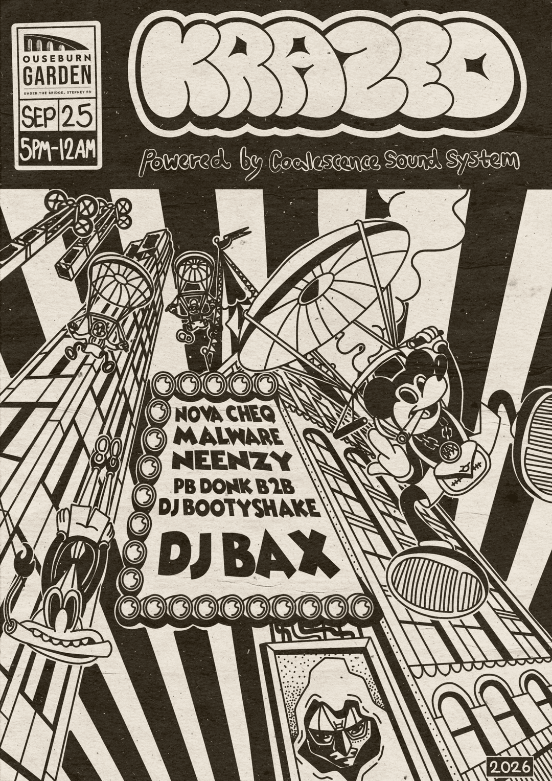 Krazed W/ DJ BAX, NOVA CHEQ, MALWARE