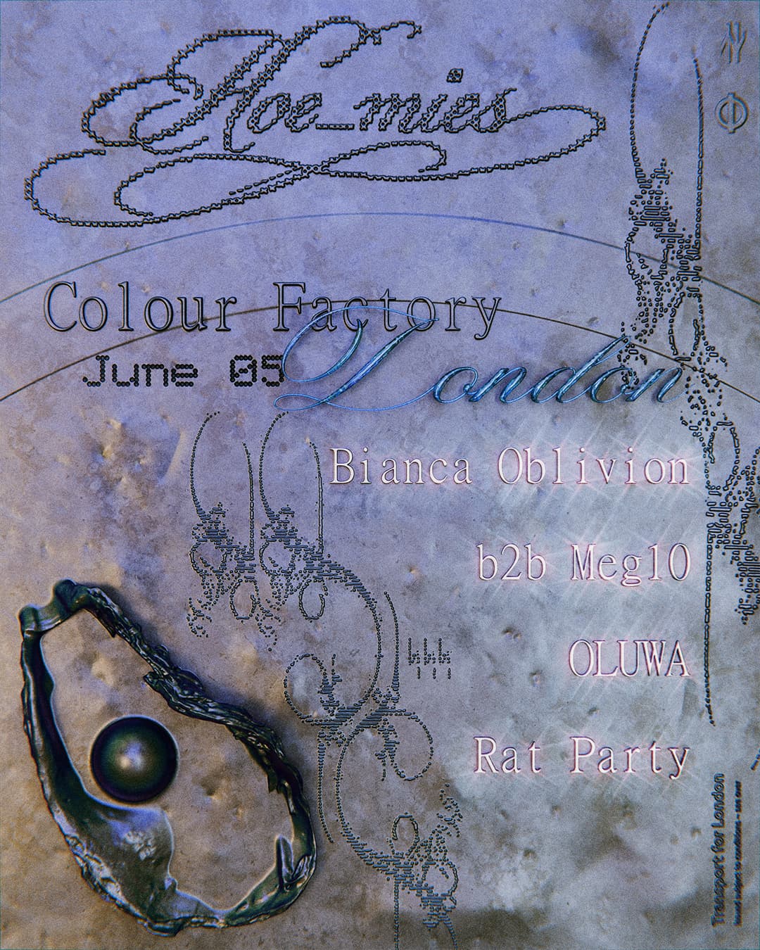 Hoe__mies w/ Meg10 b2b Bianca Oblivion, OLUWA, Rat Party at Colour Factory London