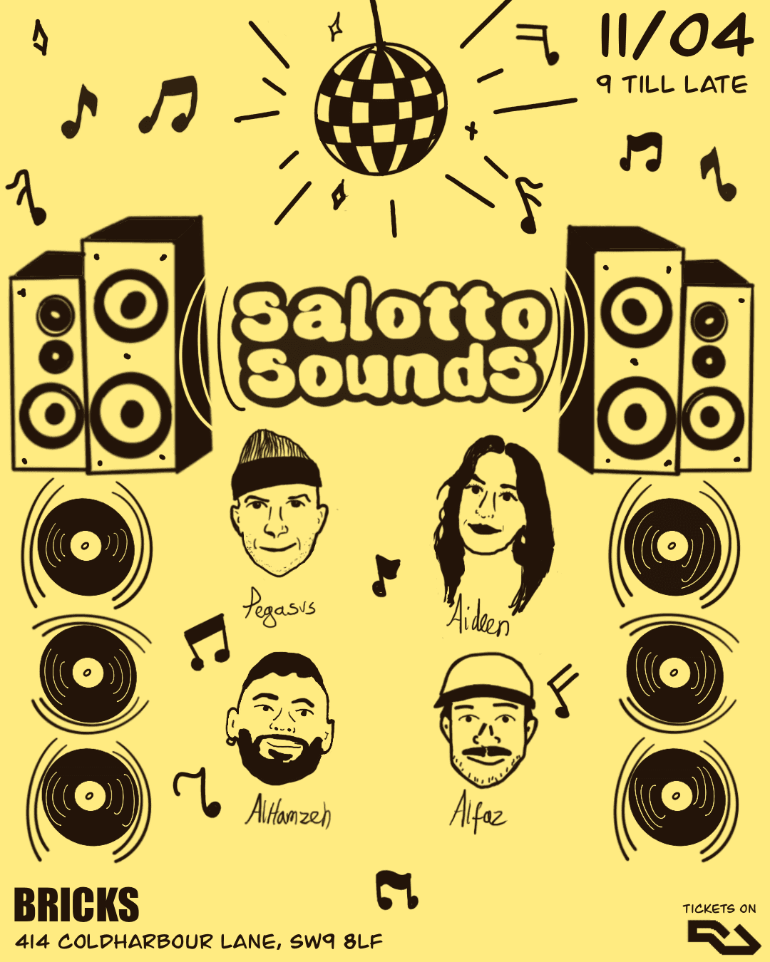 Salotto Sounds: Pegasvs, Aideen, Alfaz and Alhamzeh at Bricks