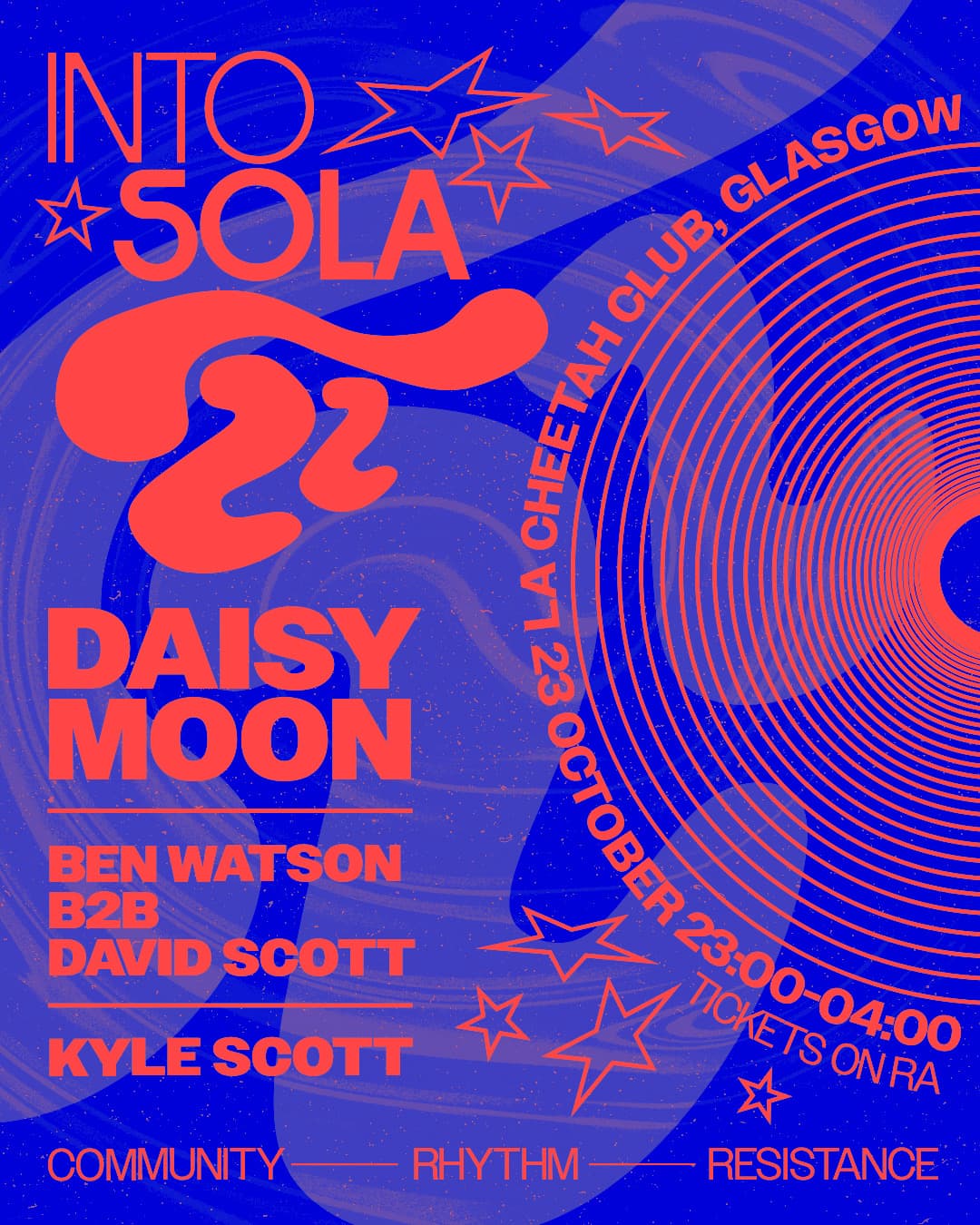 INTO SOLA invites: Daisy Moon  at La Cheetah Club