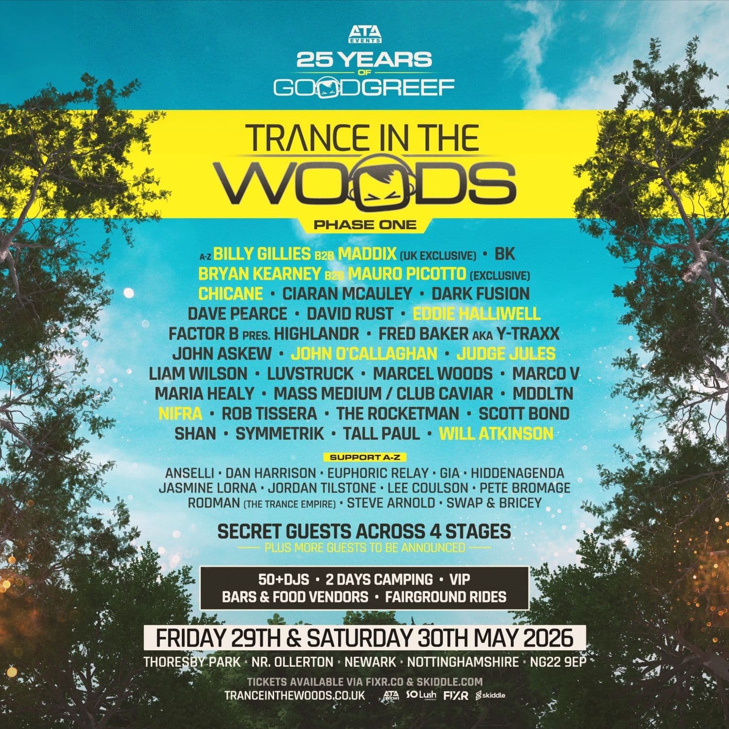 Trance In The Woods 2026 at Thoresby Park