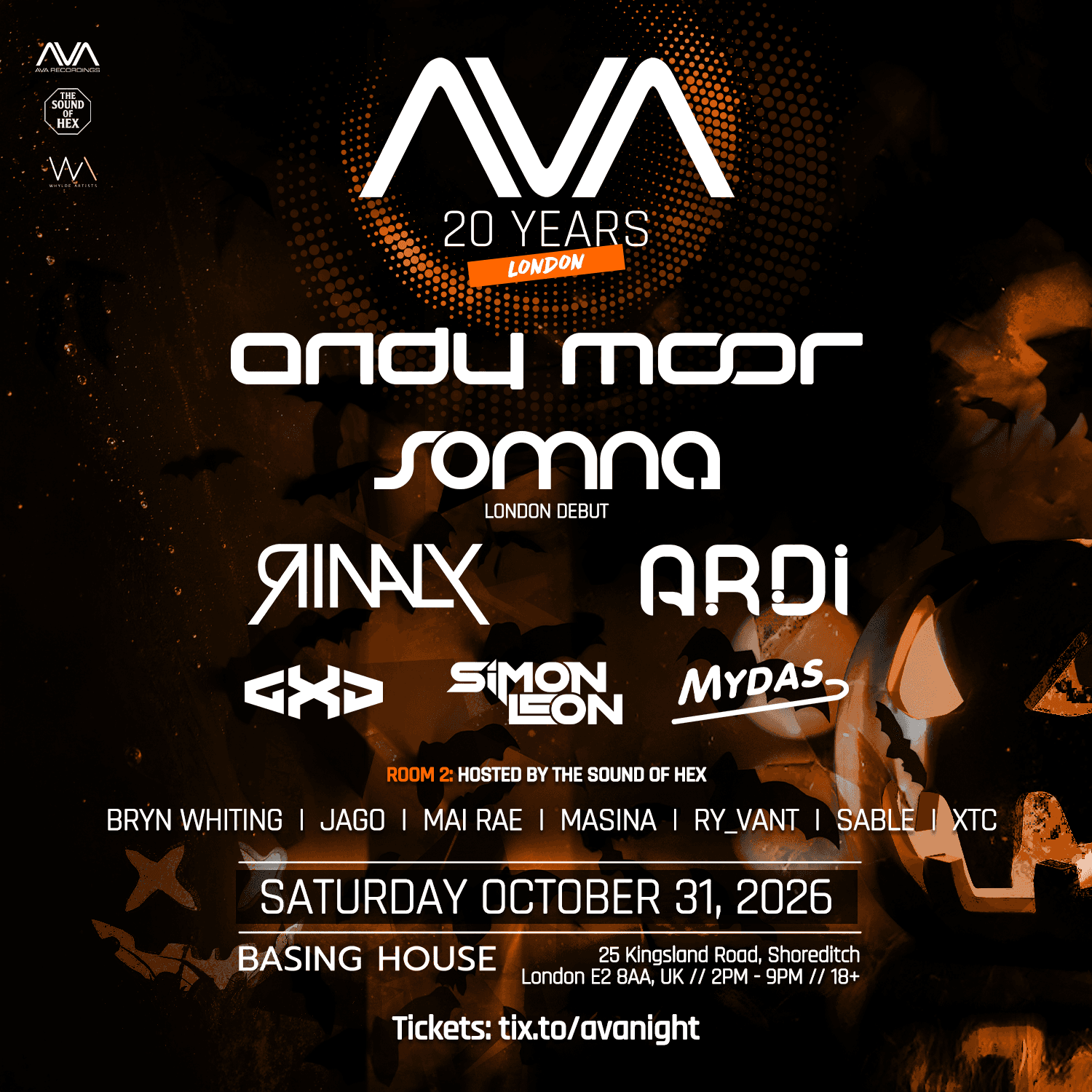 AVA Night - London at Basing House