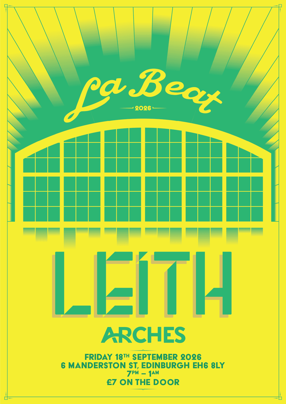 La Beat Soul Club at Leith Arches