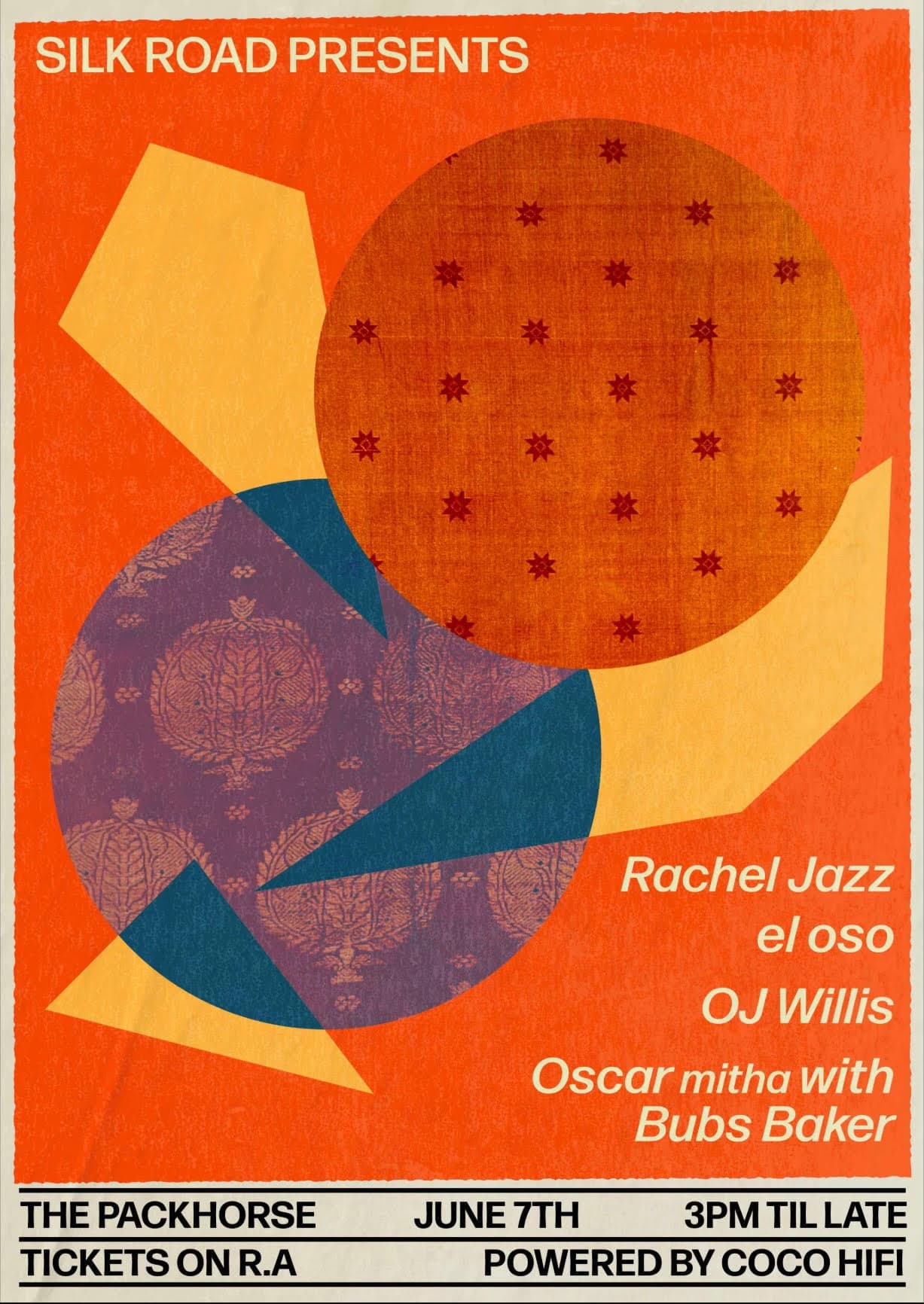 Silk Road presents: Coco Hifi Day/Night Party with Rachel Jazz & Friends at The Packhorse