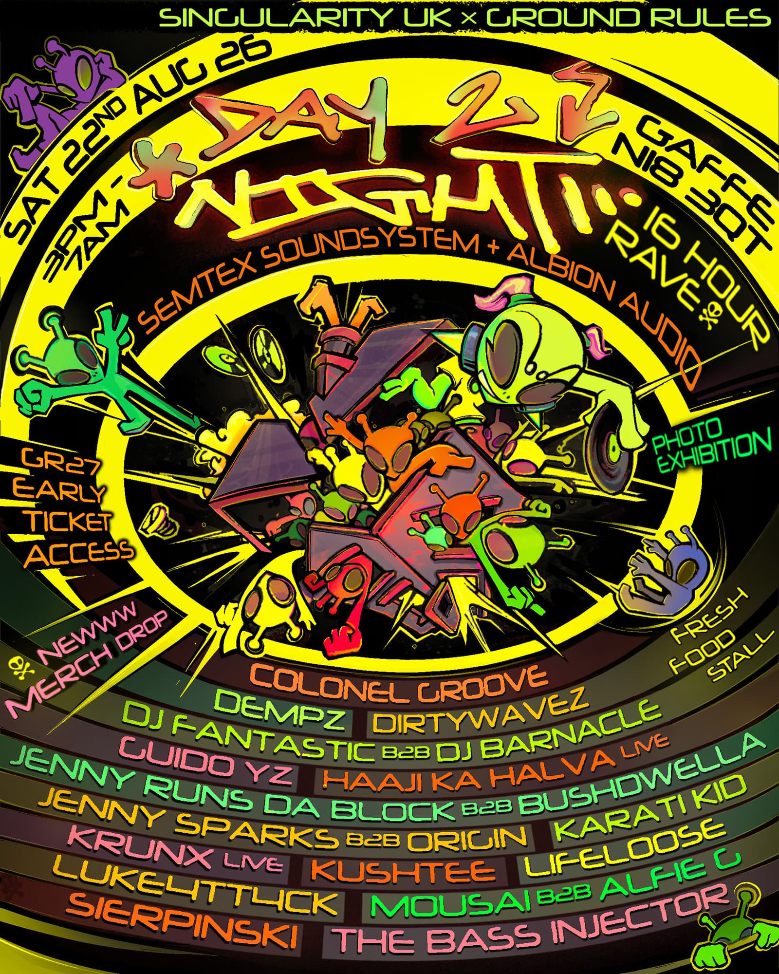 Singularity X Ground Rules: Day 2 Night at Gaffe