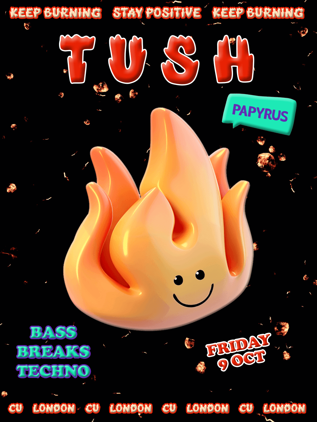 TUSH: Breaks, Bass & Techno Charity Fundraiser at Cu
