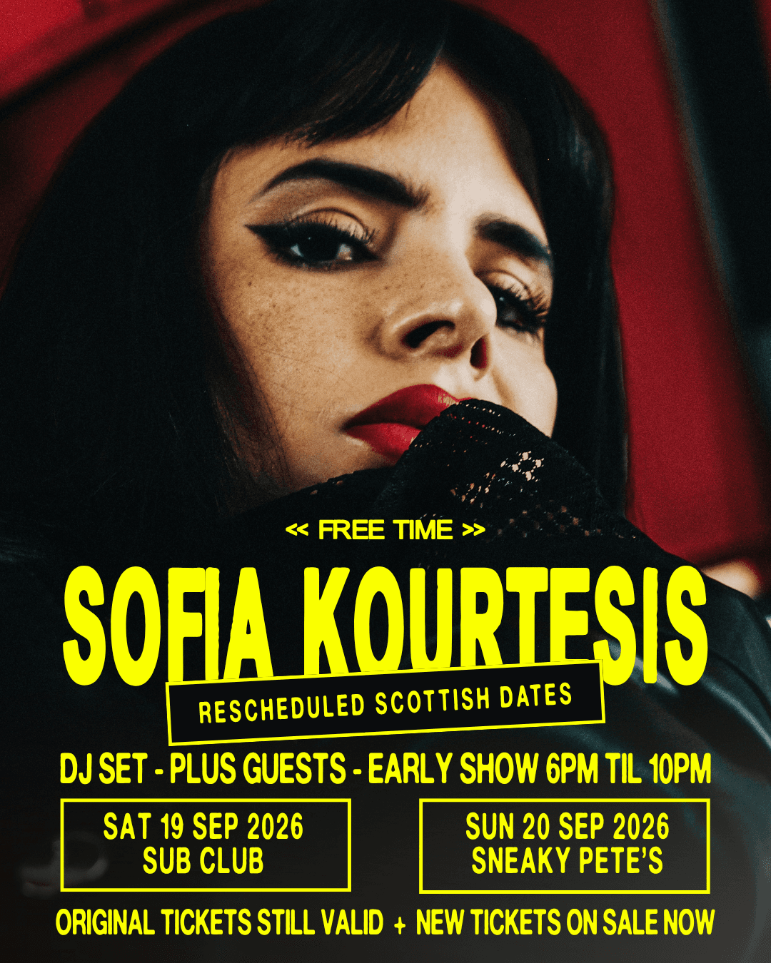 Sofia Kourtesis (DJ set): Free Time - Glasgow at Sub Club