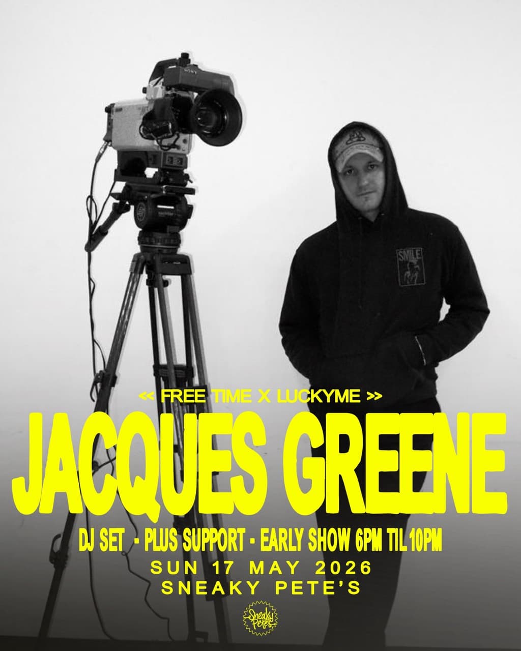 Jacques Greene: Free Time x LUCKYME at Sneaky Pete's