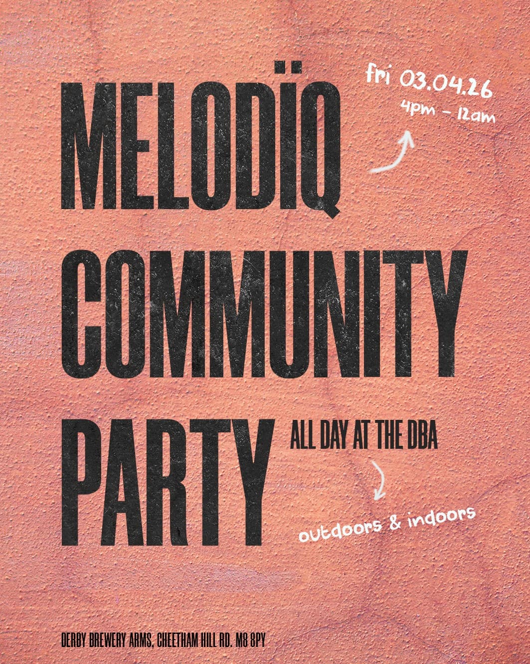 MELODÏQ: Community Party at The DBA