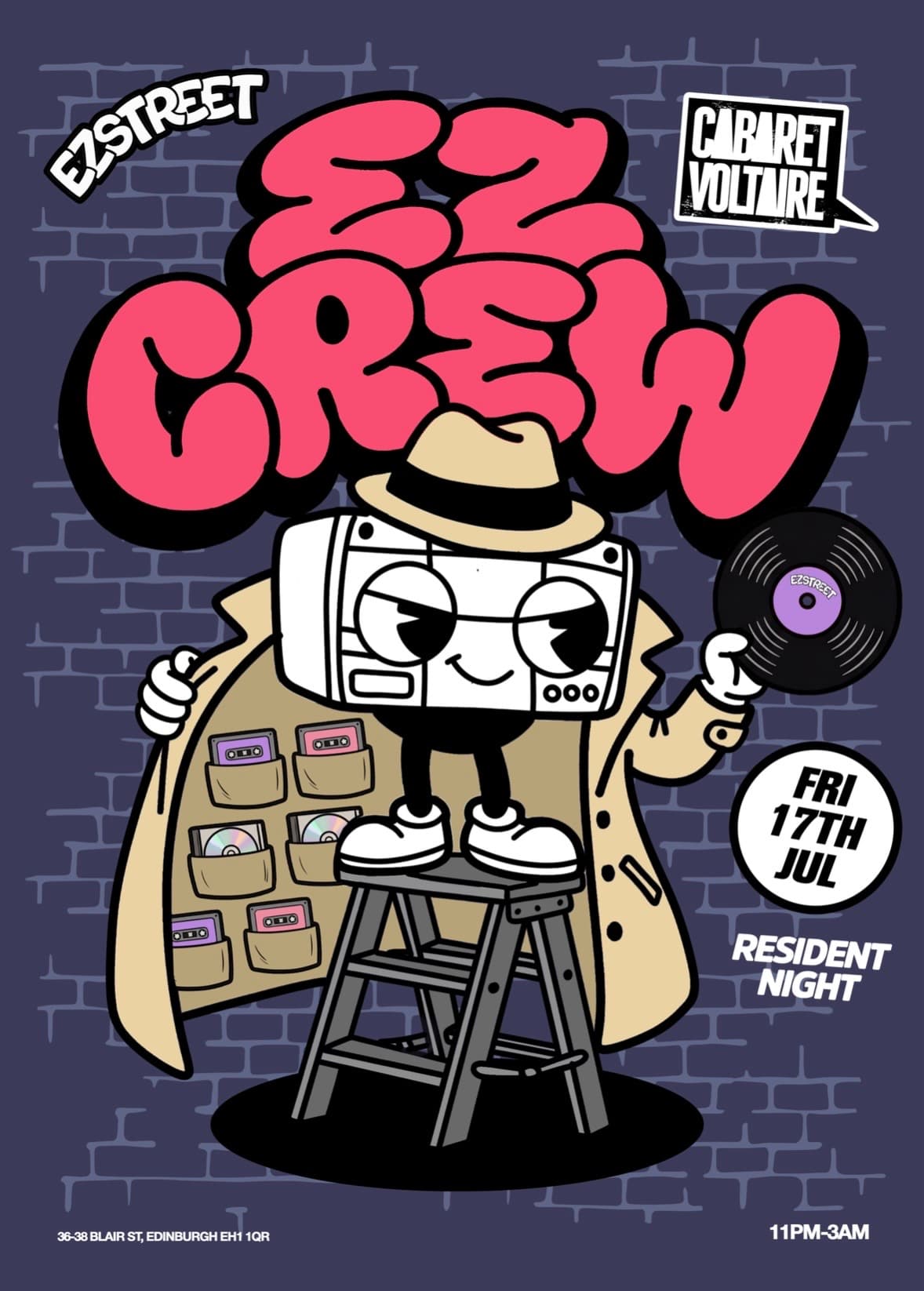 EzStreet / The Crew Night at Cabaret Voltaire