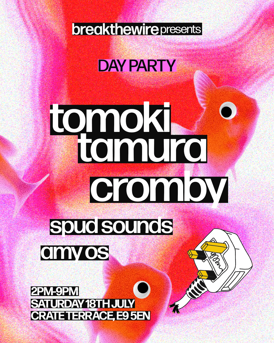 breakthewire Day Party: Tomoki Tamura, Cromby, Spud Sounds & Amy Os at Crate Brewery