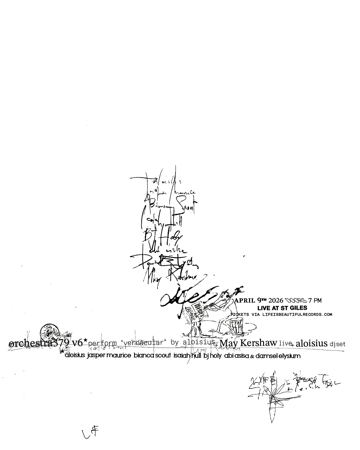 'vernacular' by aloisius - release show at St. Gabriel's Church