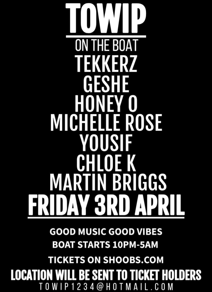 TOWIP ON THE BOAT at A Secret Location