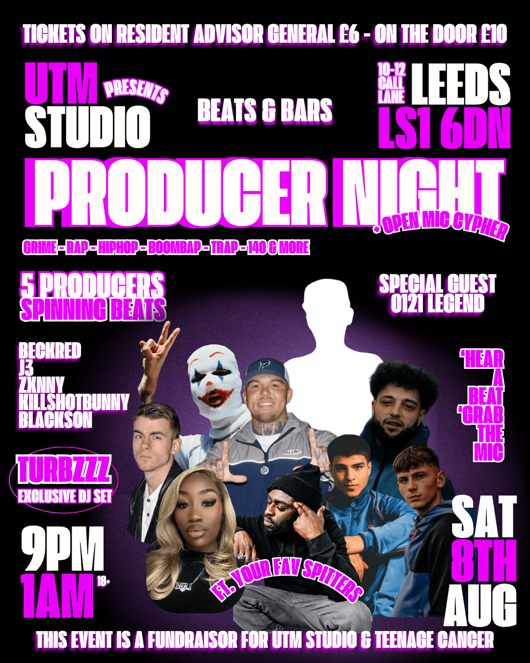 PRODUCER NIGHT / ARTIST CYPHER FT SPECIAL GUESTS