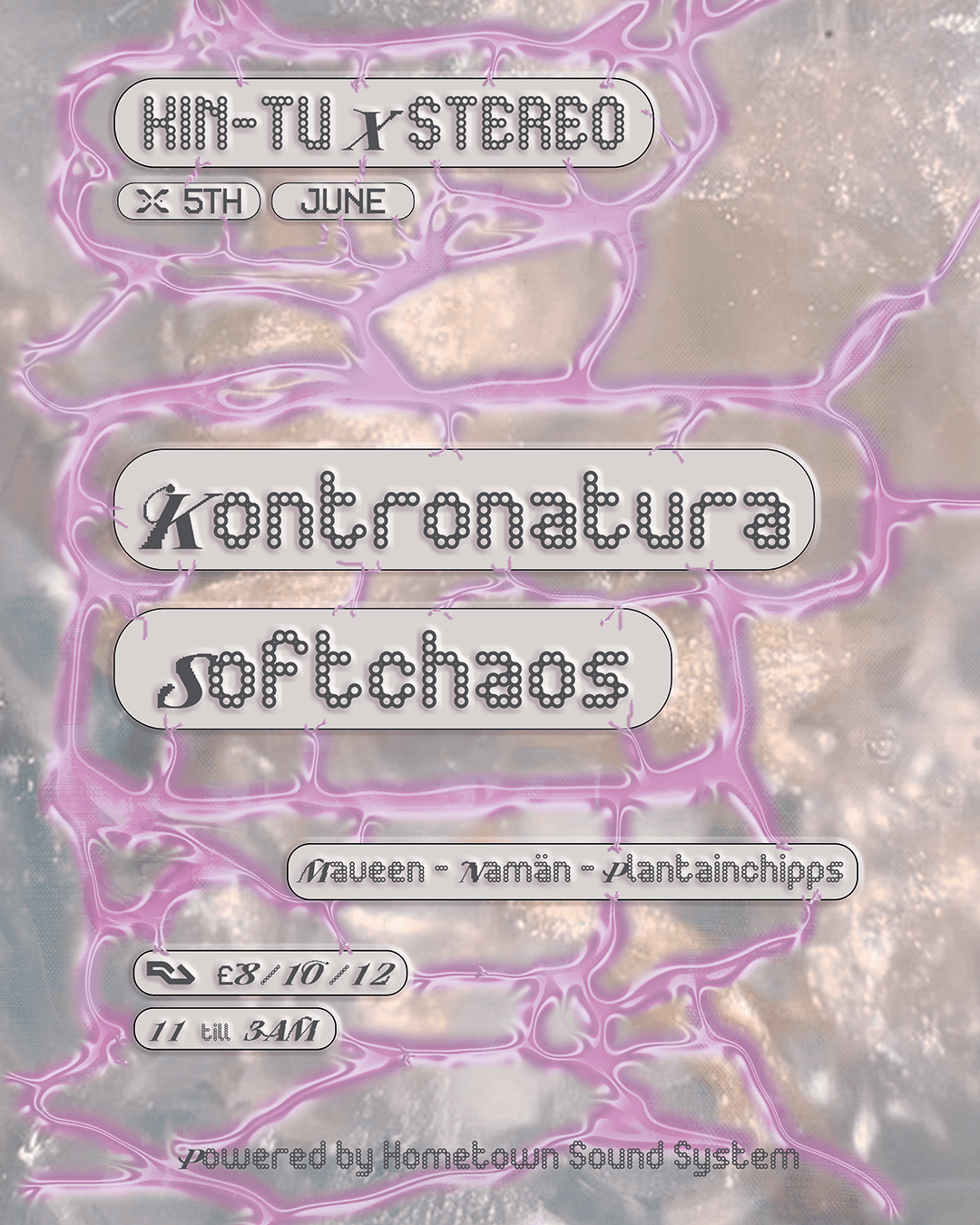 KIN-TU x Stereo: Kontronatura & softchaos at Stereo, UK