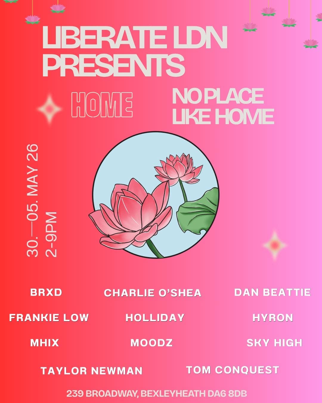 Liberate LDN x Home Nightclub presents: There's No Place Like Home at Home Nightclub Bexleyheath