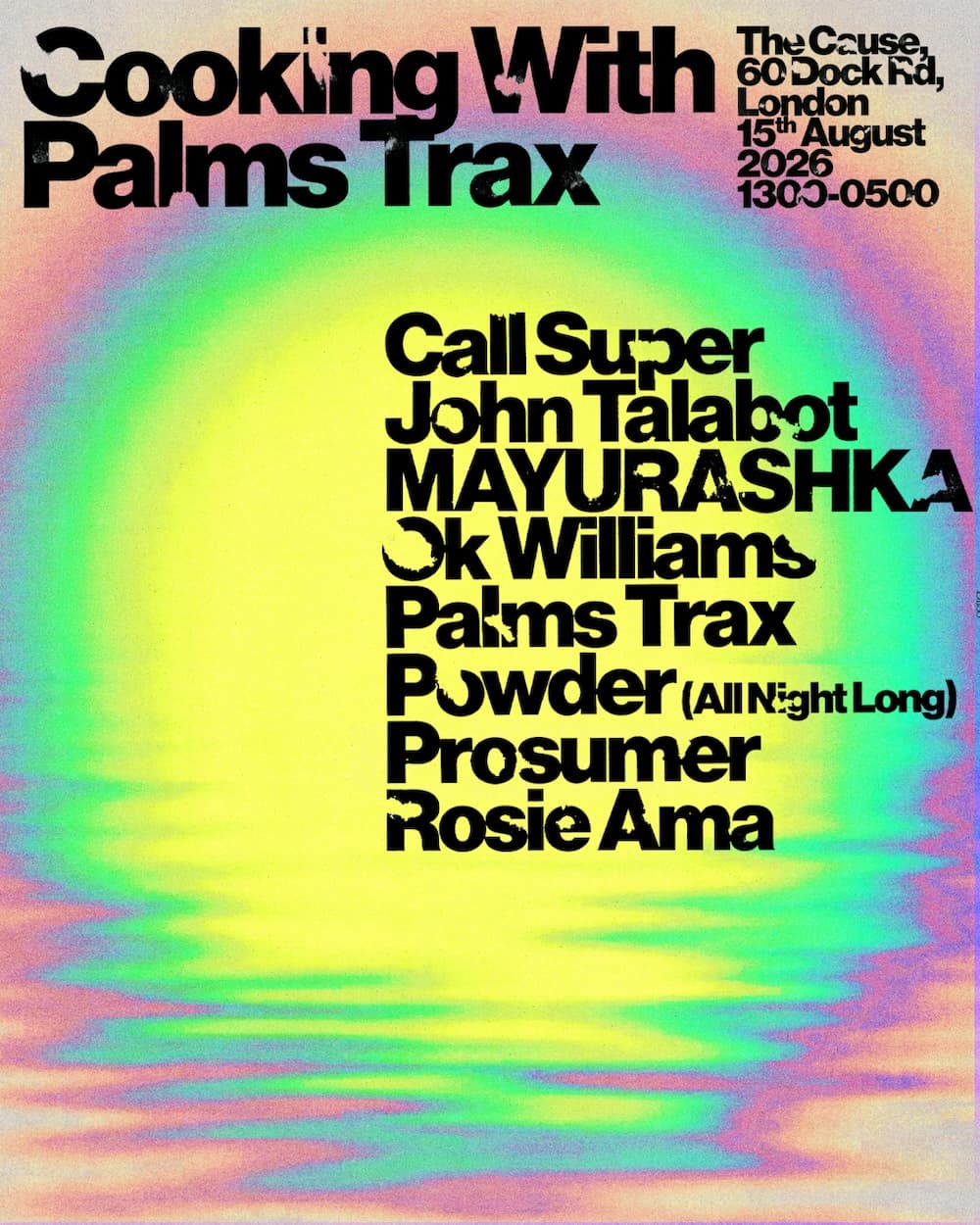 Cooking with Palms Trax: Day & Night