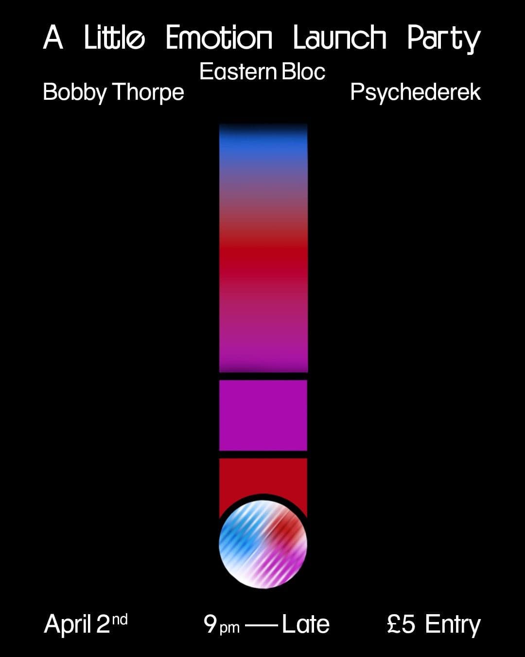 Via Jupiter presents: A Little Emotion Launch Party at Eastern Bloc Records Manchester