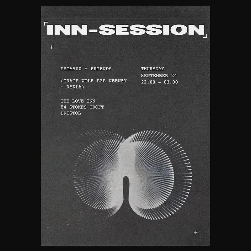 InnSession w/ PHIA500 + Friends (Grace Wolf B2B Neenzy + Rykla) at The Love Inn