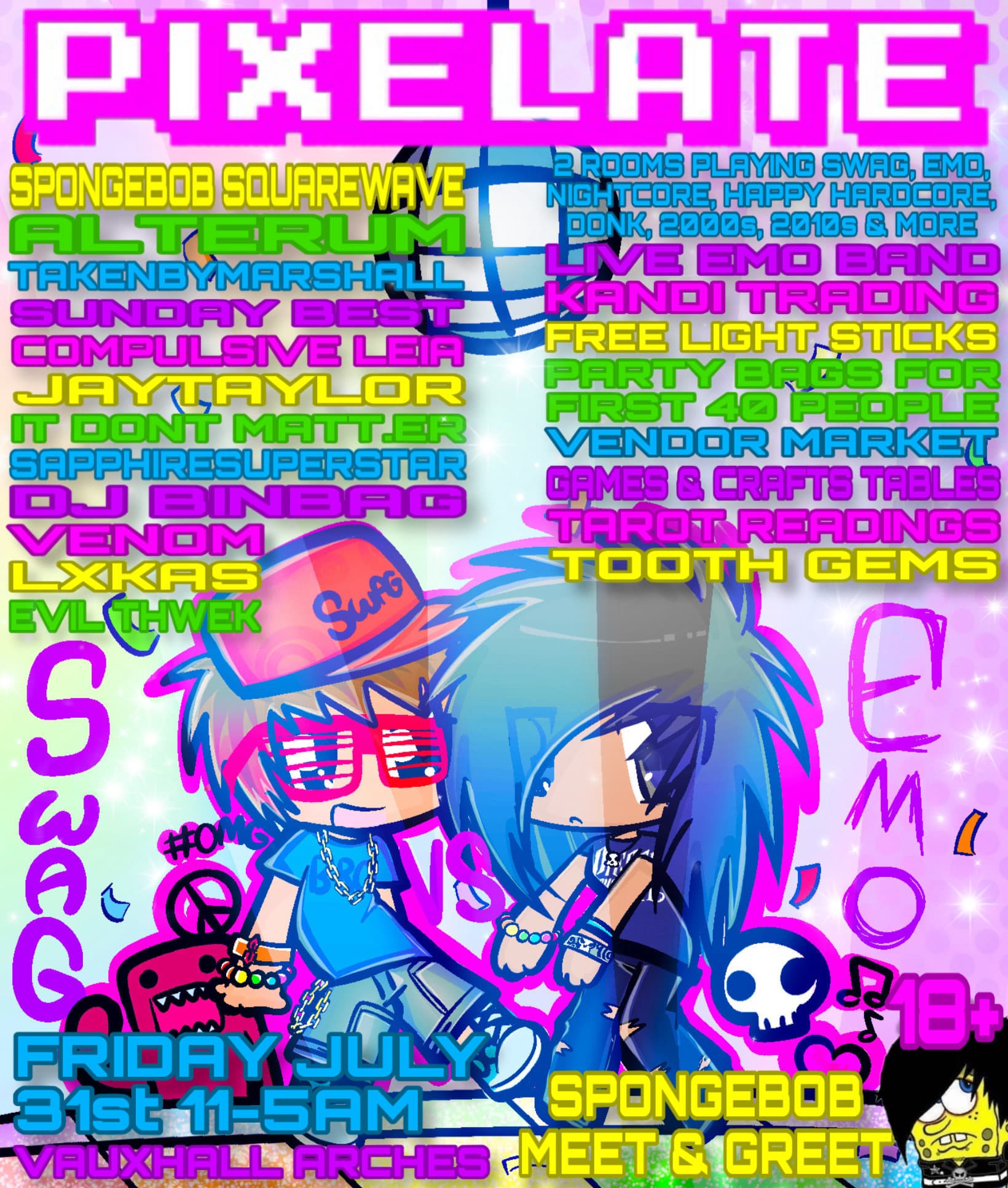 PIXELATE Swag vs Emo