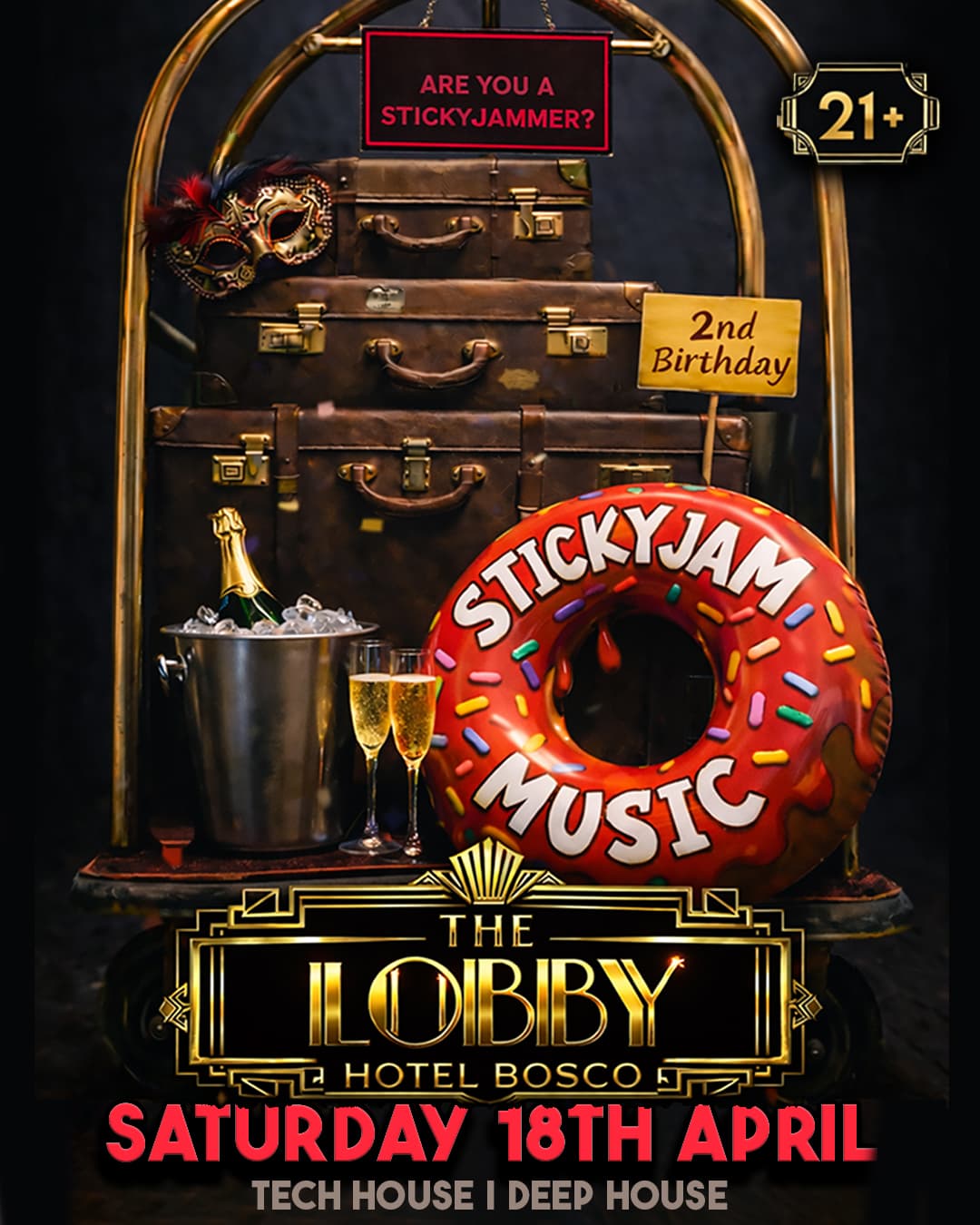 STICKYJAM 2nd Bday at Hotel Bosco at Bosco Lounge, Hotel Bosco