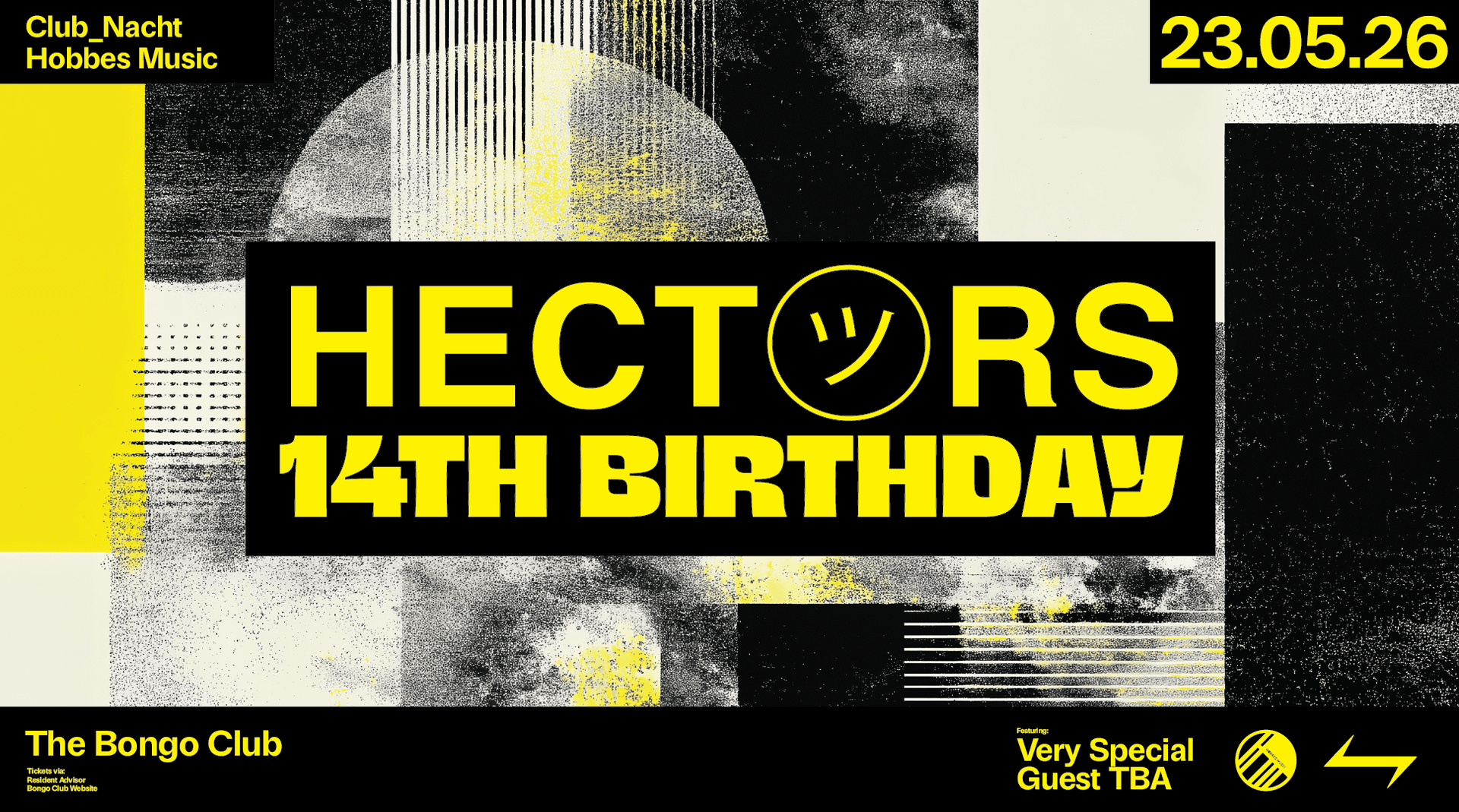 HECT㋡RS 14th Birthday: Crazy P [DJ Set] ⥊ Club_Nacht ⥊ Hobbes Music at The Bongo Club