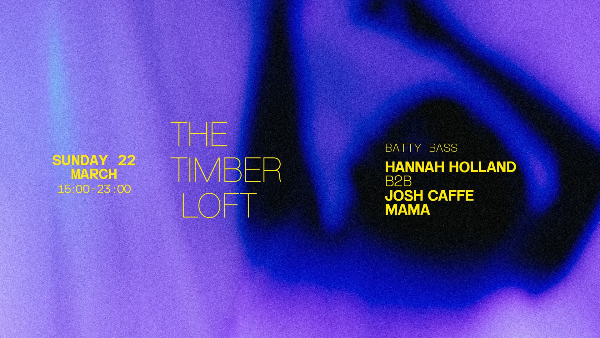 Timber Loft presents Batty Bass at The Timber Loft