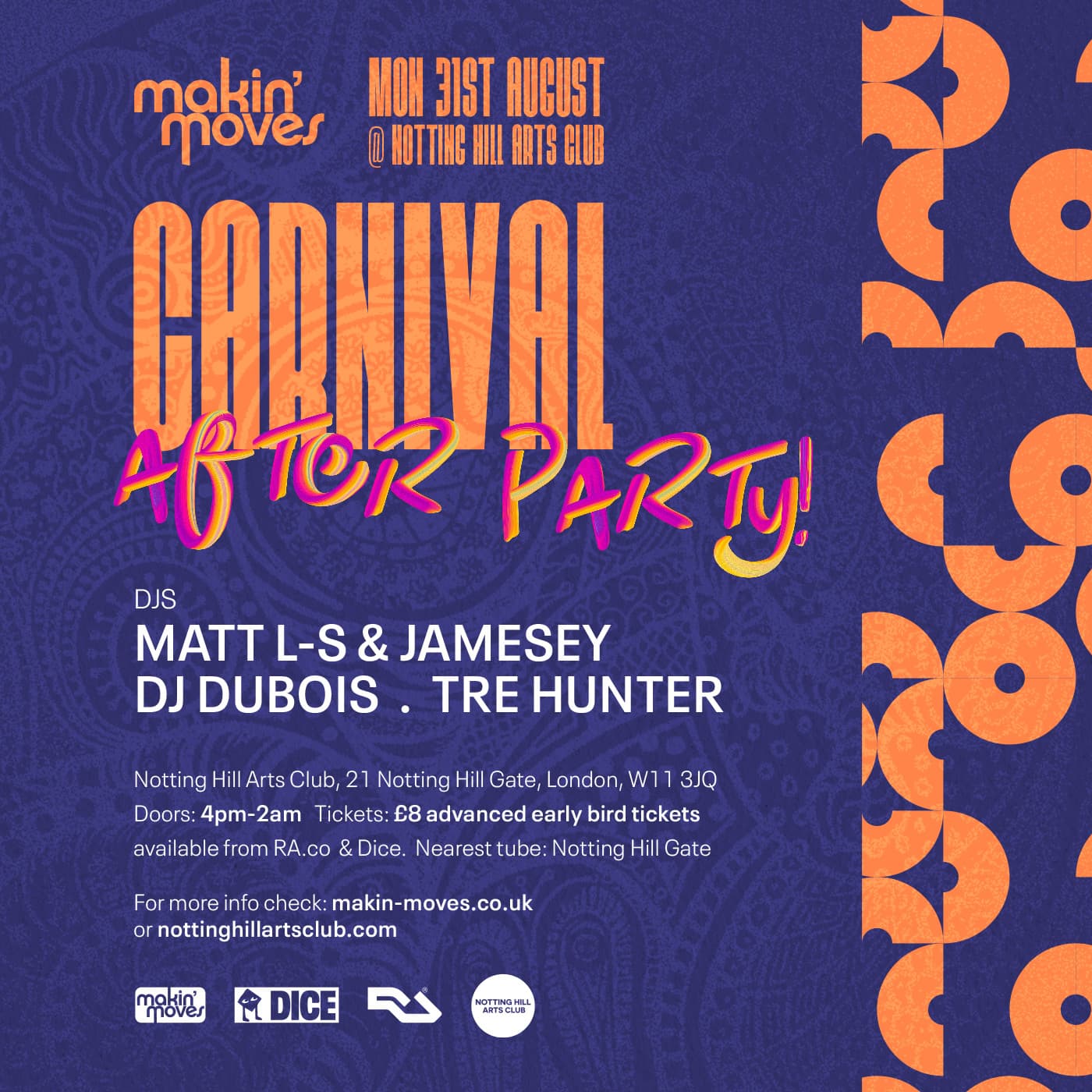 Makin' Moves Carnival After Party