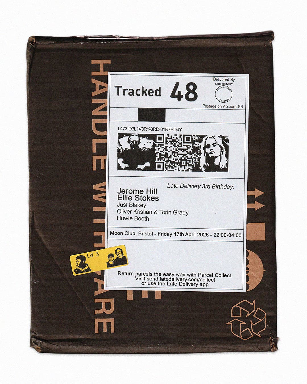 Late Delivery 3rd Birthday: Jerome Hill and Carmen Electro at Moon Club