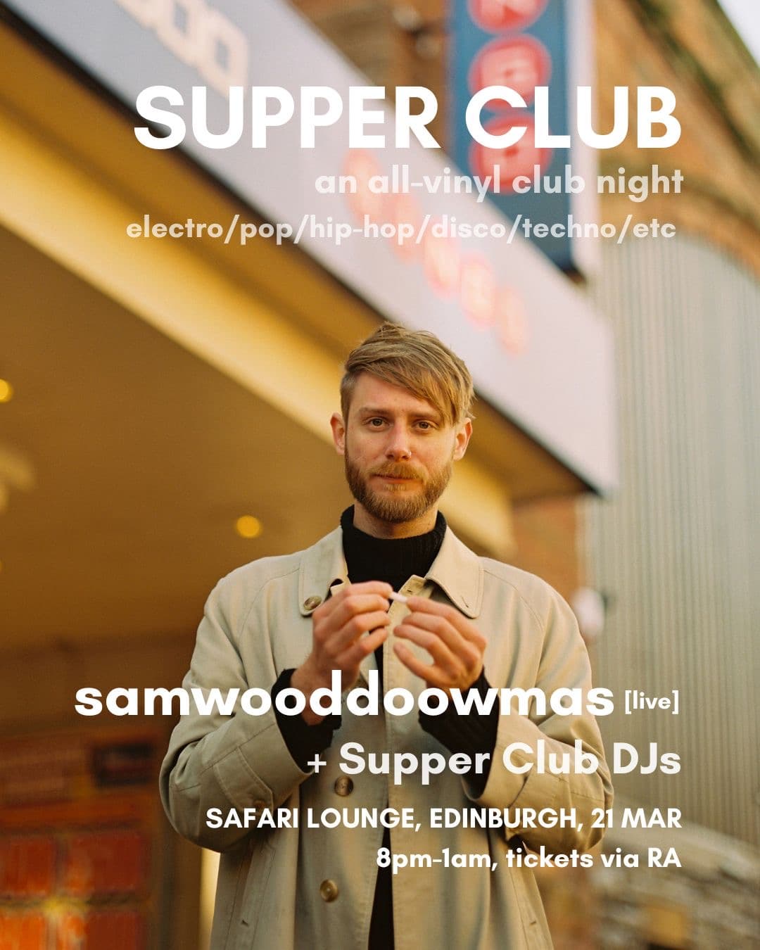 Supper Club with samwooddoowmas live at Safari Lounge