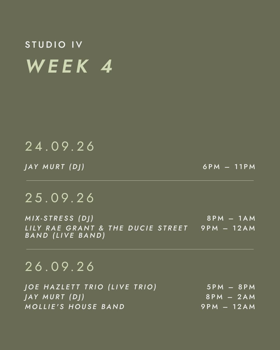Studio IV: Mix-Stress