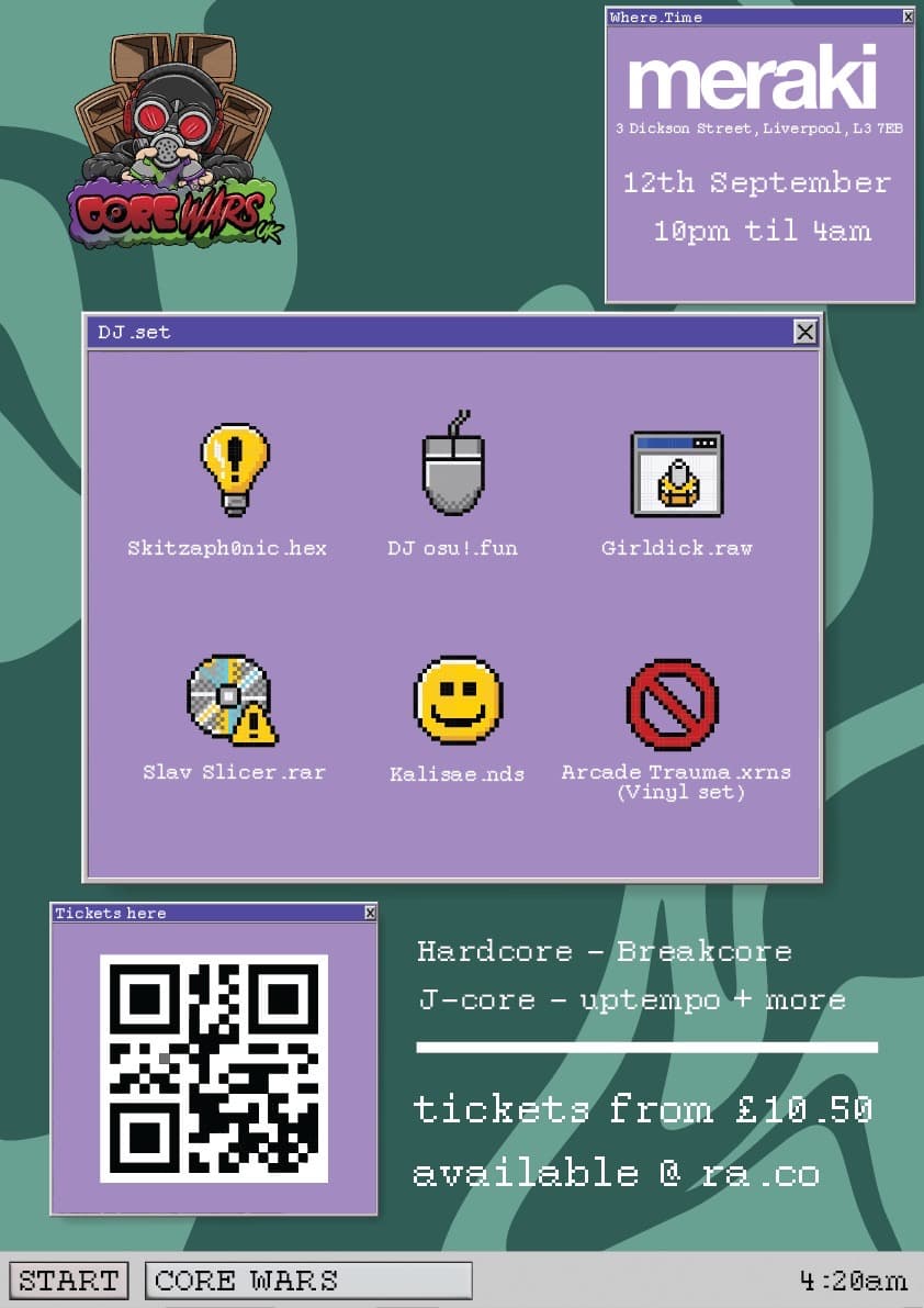 core wars 5: Skitzaph0nic, DJ Osu! Girldick + more