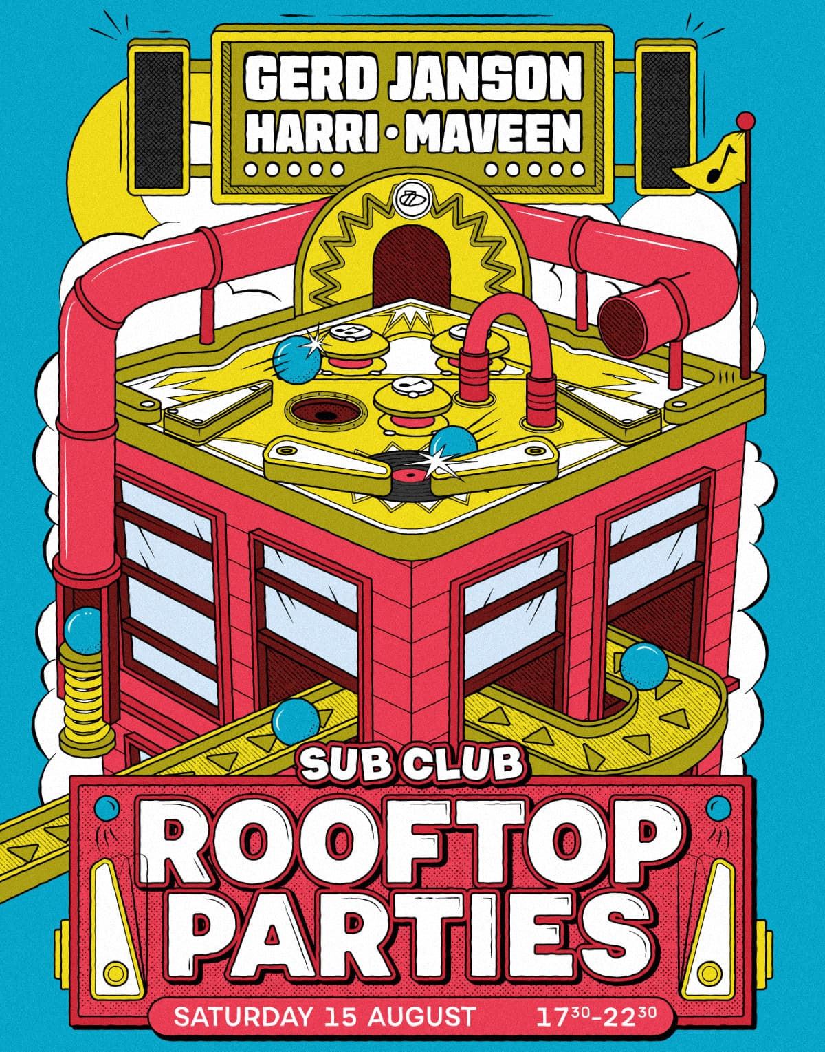 Sub Club Roof Party #10 with Gerd Janson, Harri + Maveen