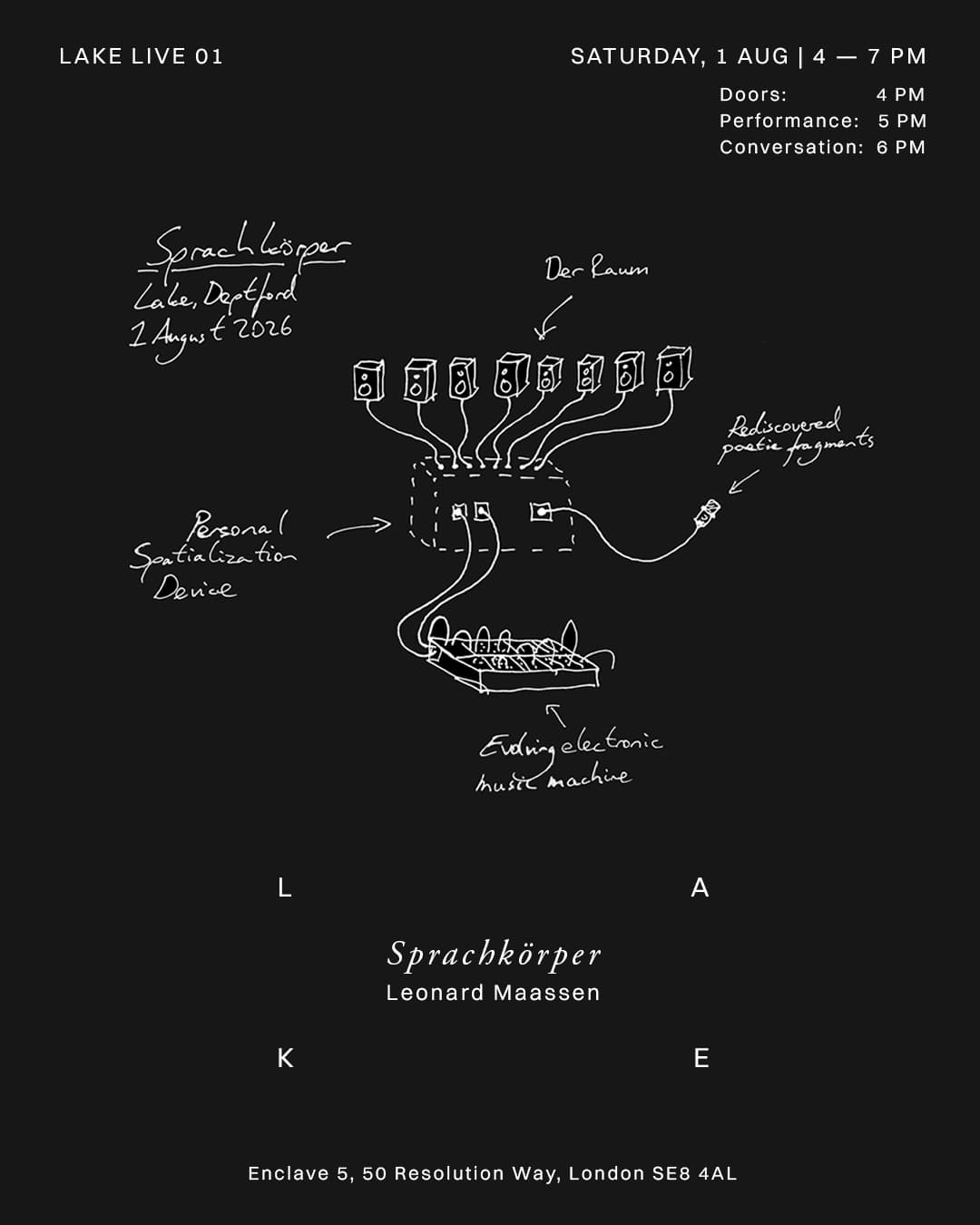 Lake Live 01: Sprachkörper  – Leonard Maassen