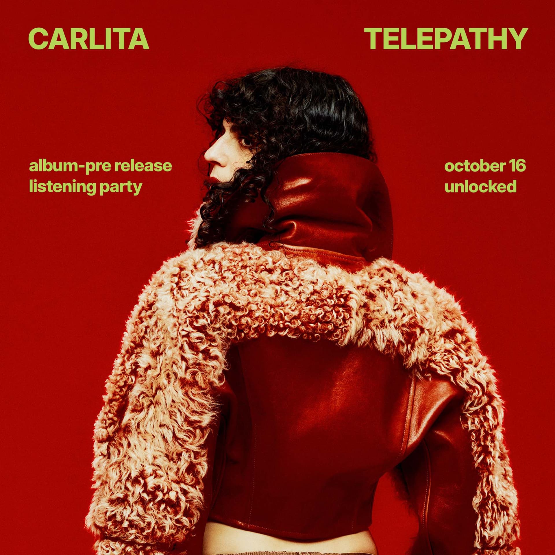 Labyrinth presents: Carlita TELEPATHY Album Pre-release Listening Party at UNLOCKED