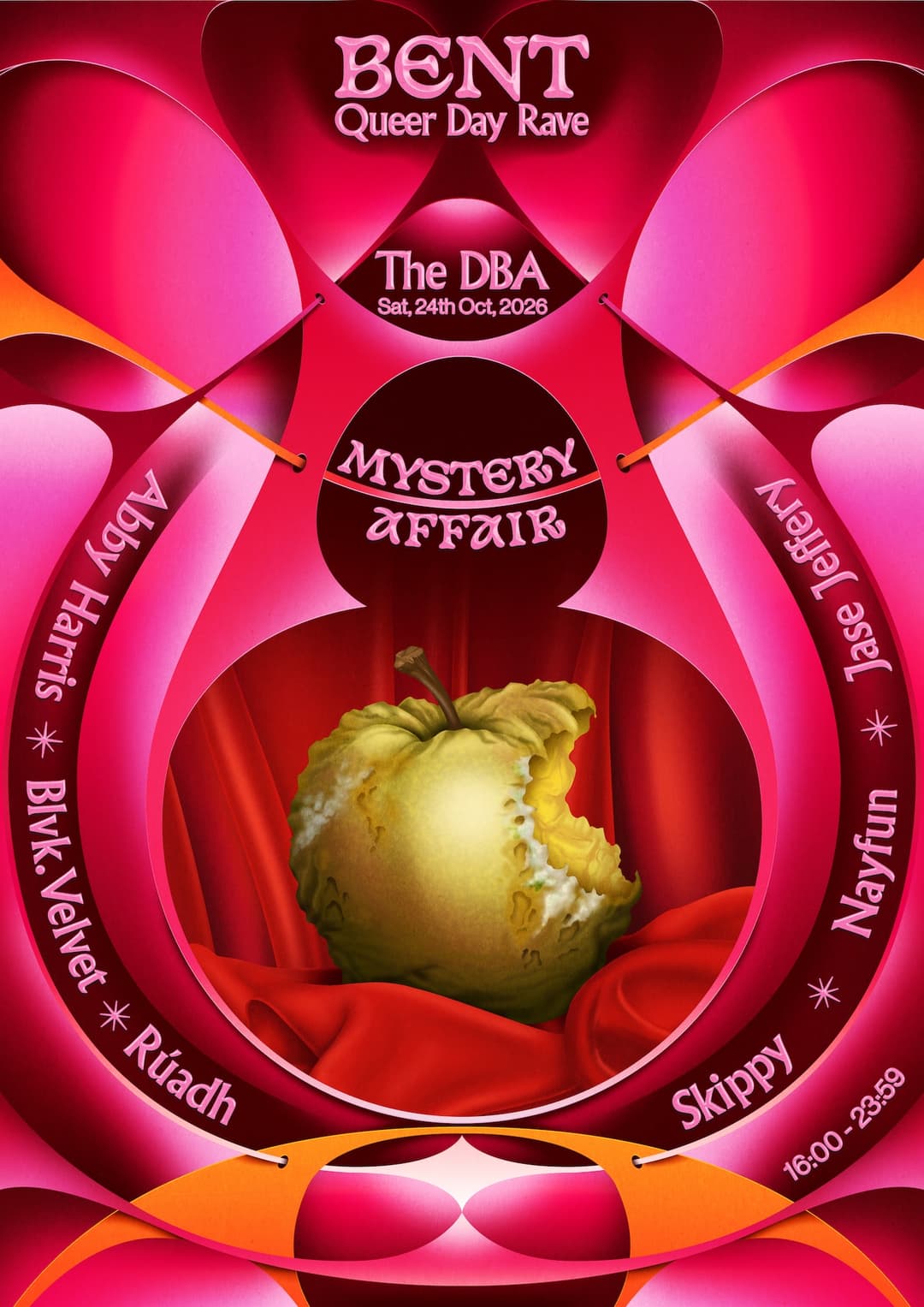 Upcoming event poster at The DBA