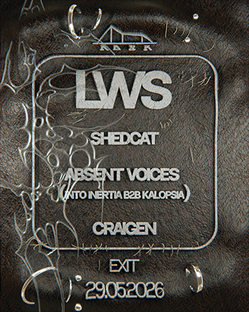A.D.S.R w/ LWS, Shedcat, Absent Voices & Craigen at EXIT Glasgow