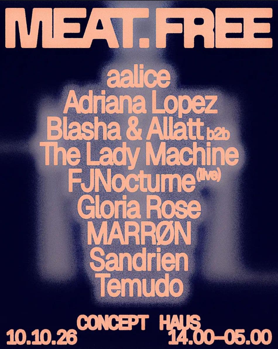 Meat Free Autumn Warehouse Party at Concept Haus