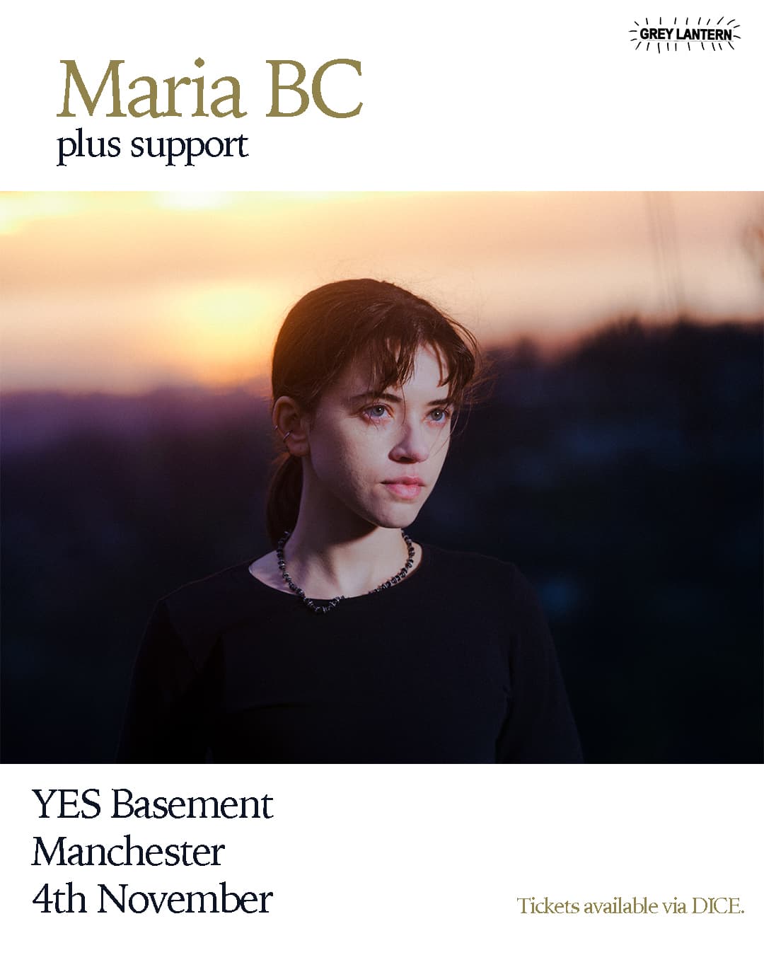 Grey Lantern presents: Maria BC at Yes