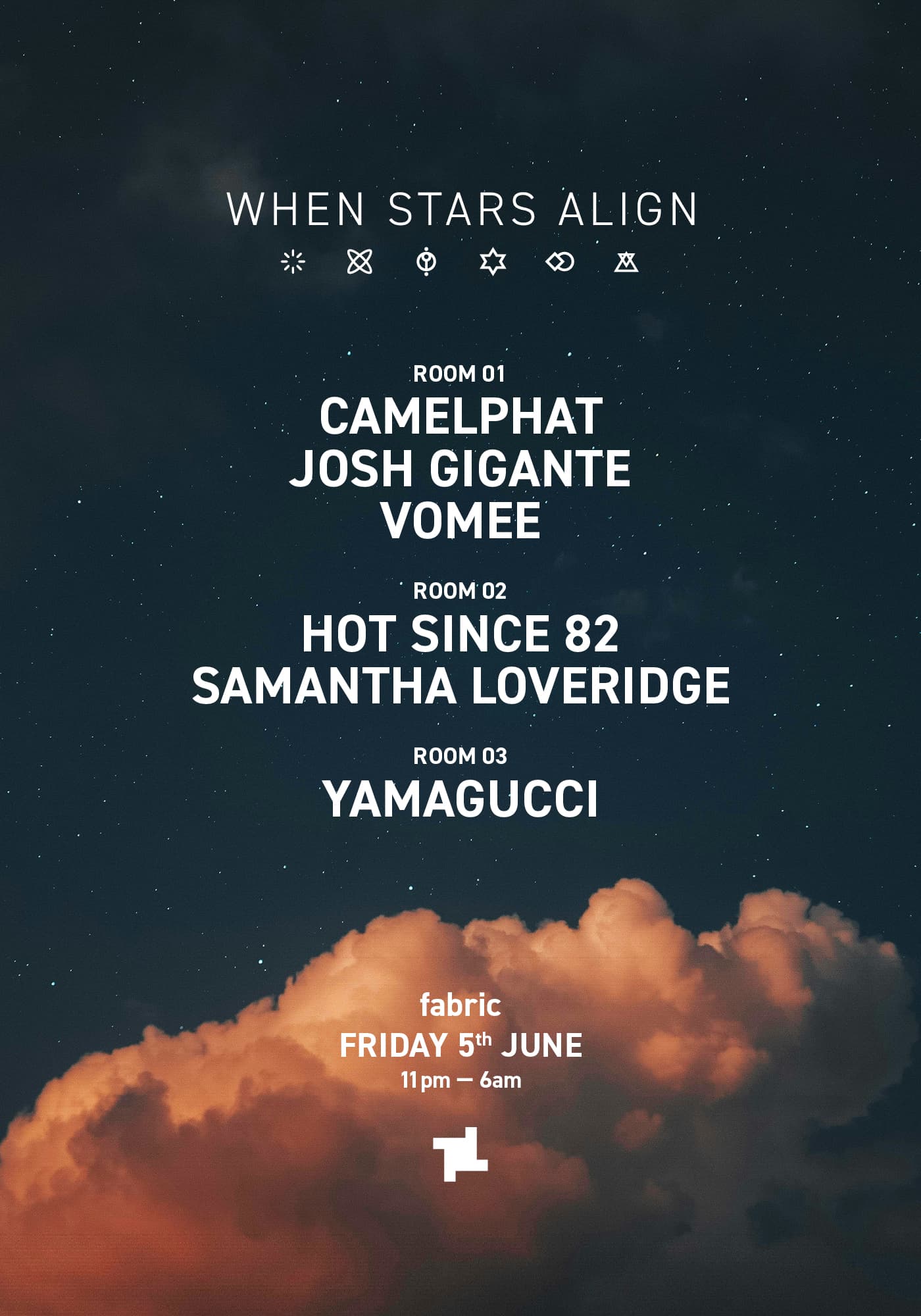 CamelPhat, Hot Since 82, Josh Gigante, Vomee, Samantha Loveridge, Yamagucci at Fabric London