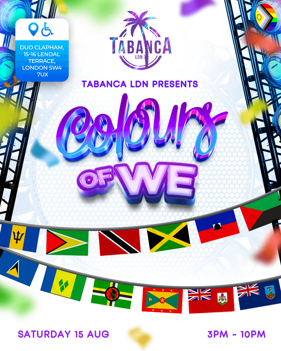 Tabanca LDN presents: Colours of We at Duo Clapham