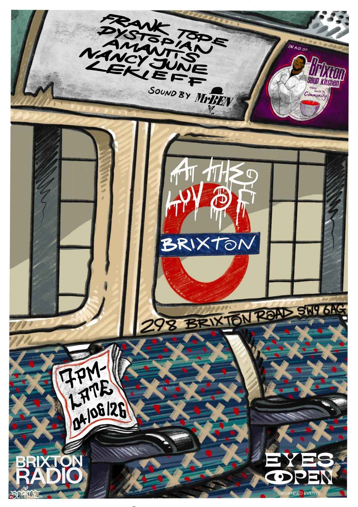 4 THE LUV OF BRIXTON at TBA - Thrift Town