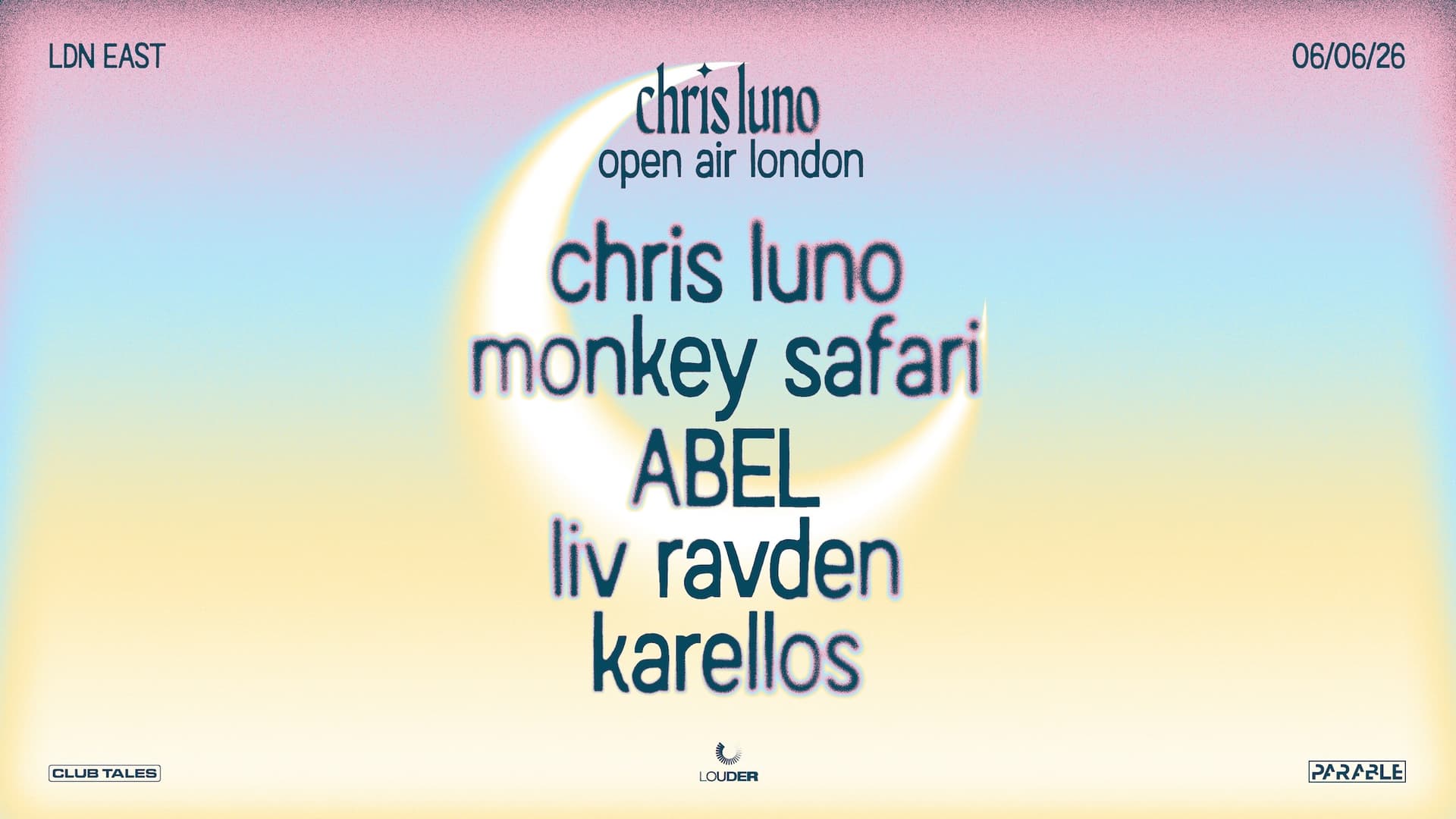 Chris Luno Open Air w/ Monkey Safari & Guests at LDN EAST