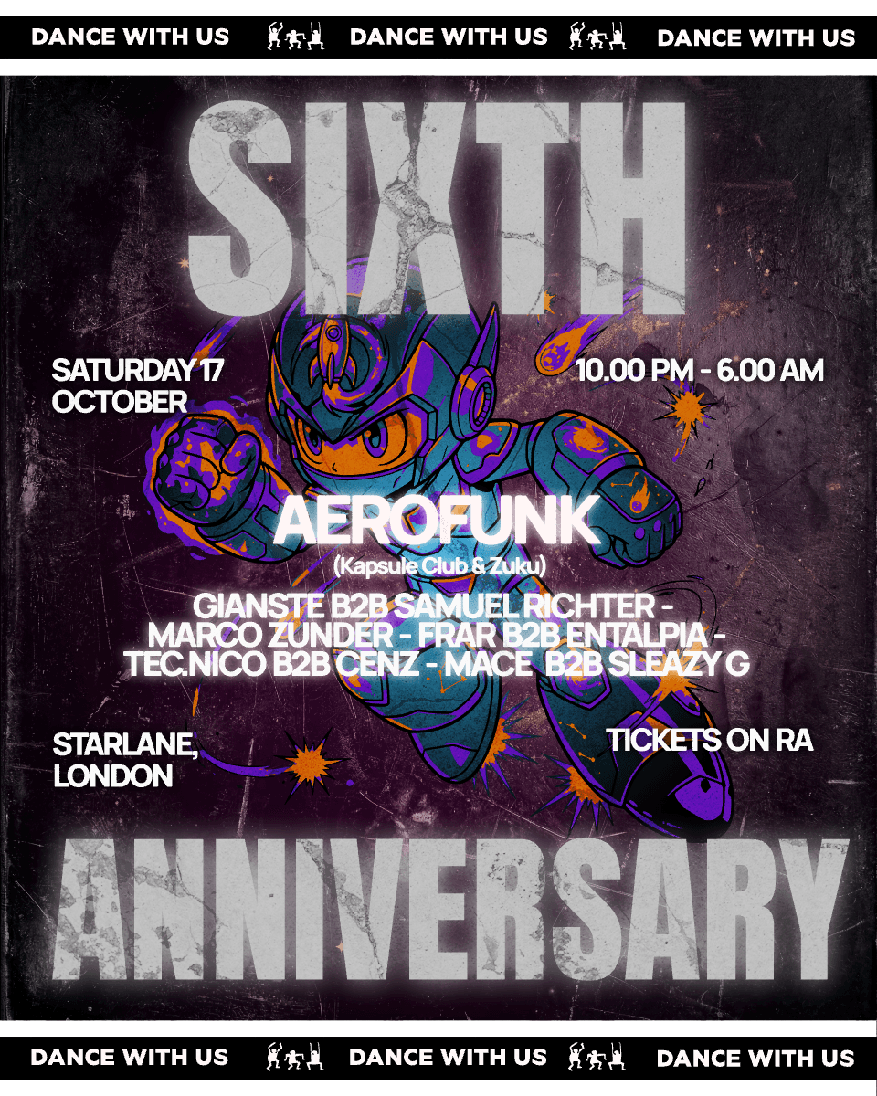 VEGA 6TH ANNIVERSARY W/ Aerofunk